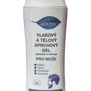 Bione Cosmetics - Pánsky vlasový a telový sprchový gél Cannabis 200ml