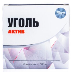 Aktívne uhlie 50 x 0,5g