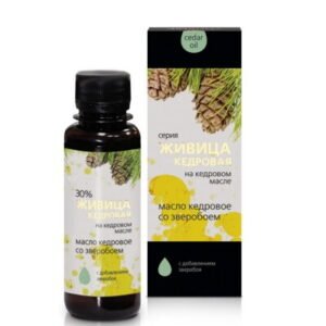 Cédrový olej s cédrovou živicou 30% a ľubovník bodkovaný 100 ml
