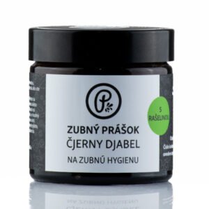 PANAKEIA Zubný prášok - ČJERNY DJABEL s rašelinou 60 ml