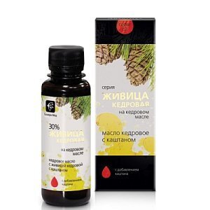 Cédrový olej s cédrovou živicou 30% a pagaštan konský 100 ml