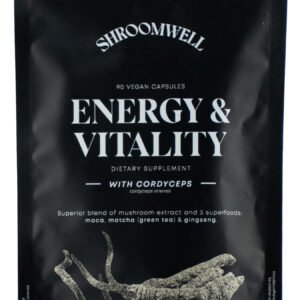 Shroomwell ENERGY & VITALITY kapsule Cordyceps & superpotraviny 90ks