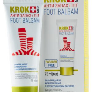 KrokMed KROK MED krém proti poteniu a zápachu nôh 75 ml