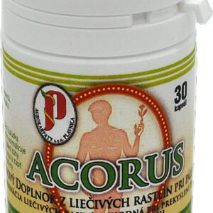 Agrokarpaty ACORUS - pálenie záhy 30 kapsúl