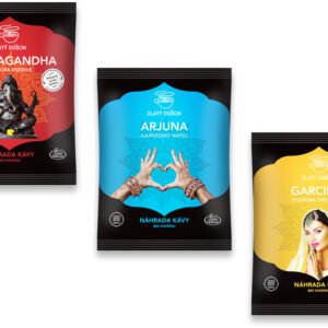 Goodnature Ajurvédska káva - Zlatý dúšok 100g - Ajurvédska káva Brahmi