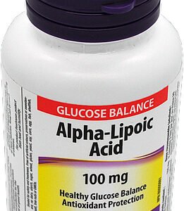 Webber Naturals Alfa-lipoicka-kyselina 100mg