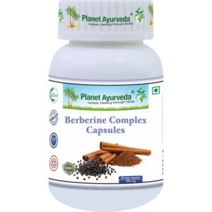 Planet Ayurveda Berberine Complex - Trávenie, Cukor v krvi, Metabolizmus 500mg 60 kapsúl