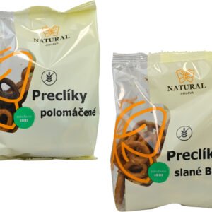 Natural Jihlava Bezlepkové praclíky 80g - Praclíky polomáčané v čokoláde