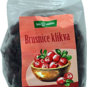 Bio Nebio Brusnice sušené BIO 200g - Brusnice s trstinovým cukrom