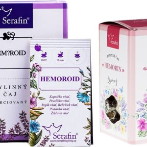 Serafin Bylinná zmes Hemorin 37,5g (15x2,5g) Porciovaný čaj