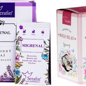 Serafin Bylinná zmes Bole-hlav 37,5g (15x2,5g) Porciovaný čaj