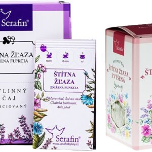 Serafin Bylinná zmes Štítna žľaza 37,5g (15x2,5g) Porciovaný čaj - zvýšená funkcia