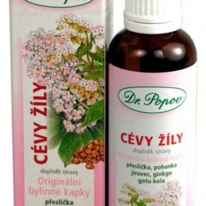 Dr.Popov Bylinné kvapky - Cievy a žily 50ml
