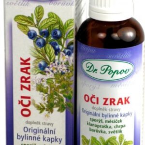 Dr.Popov Bylinné kvapky - Oči zrak 50ml