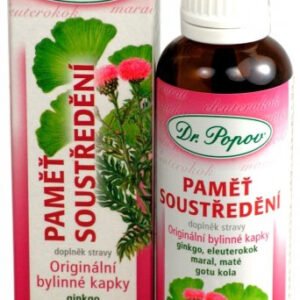 Dr.Popov Bylinné kvapky - Pamäť sústredenie 50ml