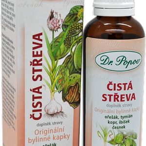Dr.Popov Bylinné kvapky - Čisté črevá 50ml