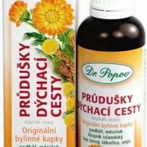 Dr.Popov Bylinné kvapky - Priedušky a dýchanie 50ml