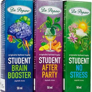Dr.Popov Bylinné kvapky - Študent 50ml - Študent No stress