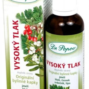 Dr.Popov Bylinné kvapky - Vysoký tlak  srdca 50ml
