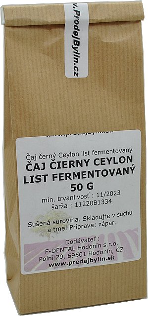 F-Dental Hodonin Čaj čierny Ceylon 50g - list fermentovaný