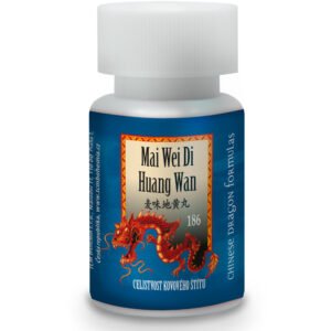 TCM Bohemia Celistvosť kovového štítu - Mai wei di huang wan 33g - 200 guľôčok [186]