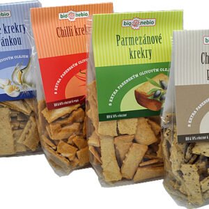 Bio Nebio Celozrnné krekry BIO 130g - Chilli krekry