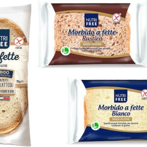 Nutri free Chlieb krájaný bezlepkový Nutri free 160g - Tramezzino chlieb bez kôry