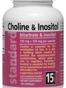 Natural Cholín + Inozitol Natural 125 + 125mg 100 kapsúl