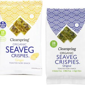 Clearspring Chrumkavé nori riasy BIO 4g - Nori riasy s kurkumou