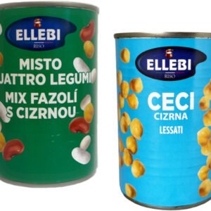 Ellebi Strukoviny v slanom náleve 400g - Cícer s fazuľou