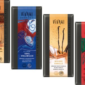 Vivani Čokoláda BIO Edizione grande Vivani 80g - Horká čokoláda s karamelom a soľou Flor de Sal 62%