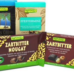 Rapunzel Čokoláda horká BIO Rapunzel 100g - Čokoláda horká mätová