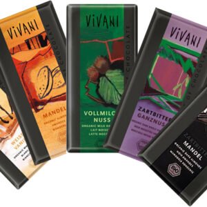 Vivani Čokoláda Vivani BIO 100g - Horká čokoláda s mandľami