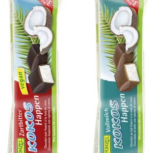 Rapunzel Čokoládová tyčinka plnená kokosom BIO 50g - Horká čokoláda