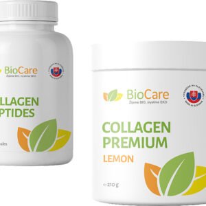 BioCare Collagen premium 5500mg 210g - Hydrolyzovaný colagen z morských rýb - citrón