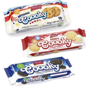 Doves farm Coooky bezlepkové 200g - Čokoládové sušienky bez cukru