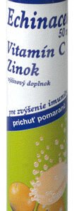 MedPharma Echinacea šumivé tablety 50mg s vit. C a zinom 20 šumivých tabliet