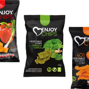 New delespine Enjoy Chips 40g - Chipsy s červenou paprikou a jarnou cibuľkou