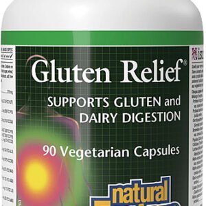 Natural Factors Gluten Relief - trávenie lepku a laktózy 90 veg. kapsúl