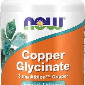 Now Foods Glycinát meďnatý 3mg - 120 tabliet
