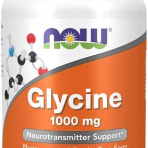 Now Foods Glycine 1000mg 100 tabliet