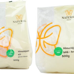 Natural Jihlava Himalájska soľ Natural 500g - Biela soľ hrubá