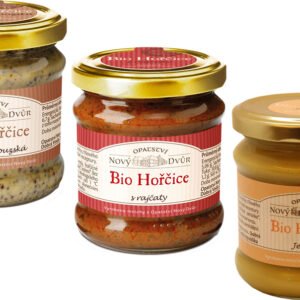 Opátstvo Nový Dvůr Horčica BIO 195g - Horčica novodvorská