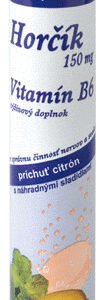 MedPharma Horčík s vitamínom B6 150mg + vitamín B6 20 šumivých tabliet