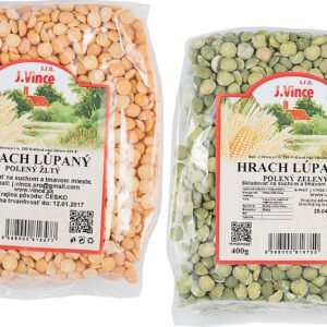 Vince Hrach polený lúpaný 400g - Hrach žltý polený lúpaný