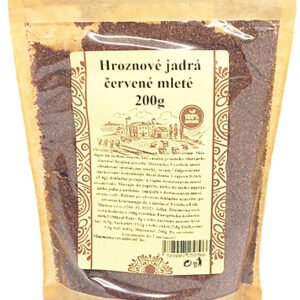 Najtelo Hroznové jadrá červené drvené 200g