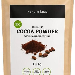 Health Link Kakaový prášok BIO 150g - So zníženým obsahom tuku 10-12 %