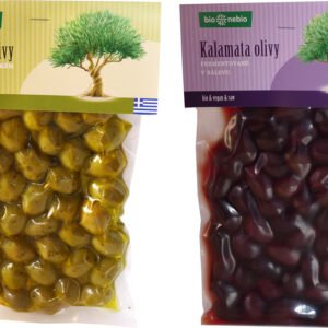 Bio Nebio Olivy fermentované BIO 250g - Zelené v extra panenskom olivovom oleji