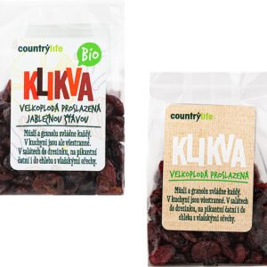 Country Life Kľukva veľkoplodá Country Life 100g - sladená jablčnou šťavou