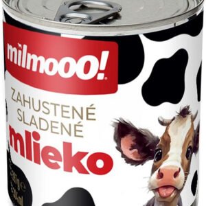 Milmoo Kondenzované sladené mlieko 397g - so živočíšnym tukom